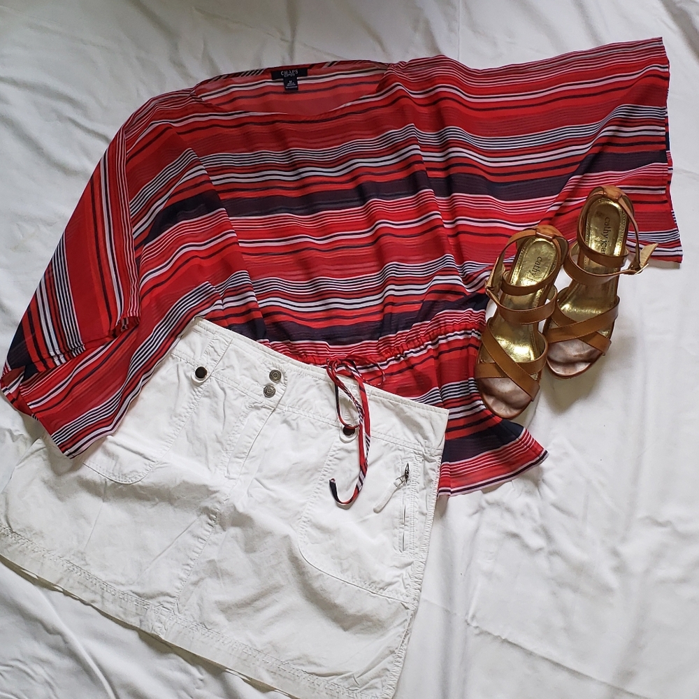 ♡CHAPS sheer blouse